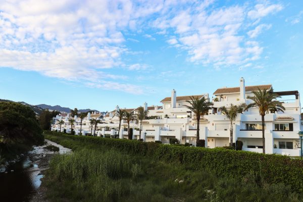 Apartments view from the boardwalk